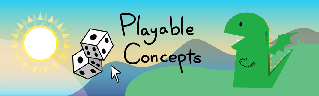 Playable Concepts banner, with the Playable Concepts logo and dragon.