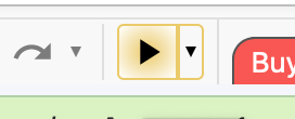 Preview Play button in Construct 3 toolbar.
